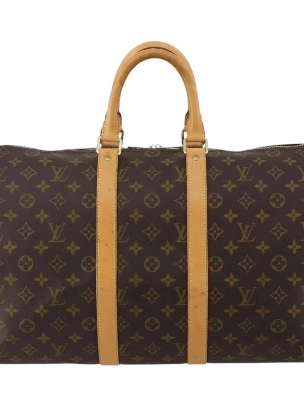 LOUIS VUITTON Monogram Keepall Bandouliere 45 Boston Bag M41418 LV Auth 187418A